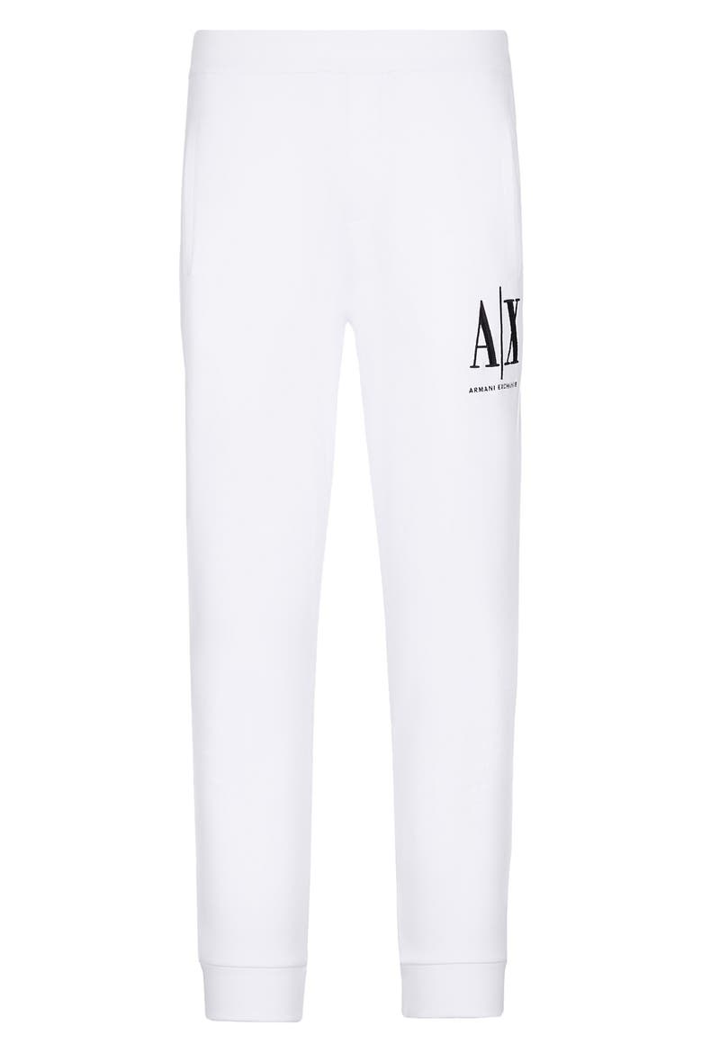 Icon Fleece Jogger Sweatpants, Alternate, color, WHITE