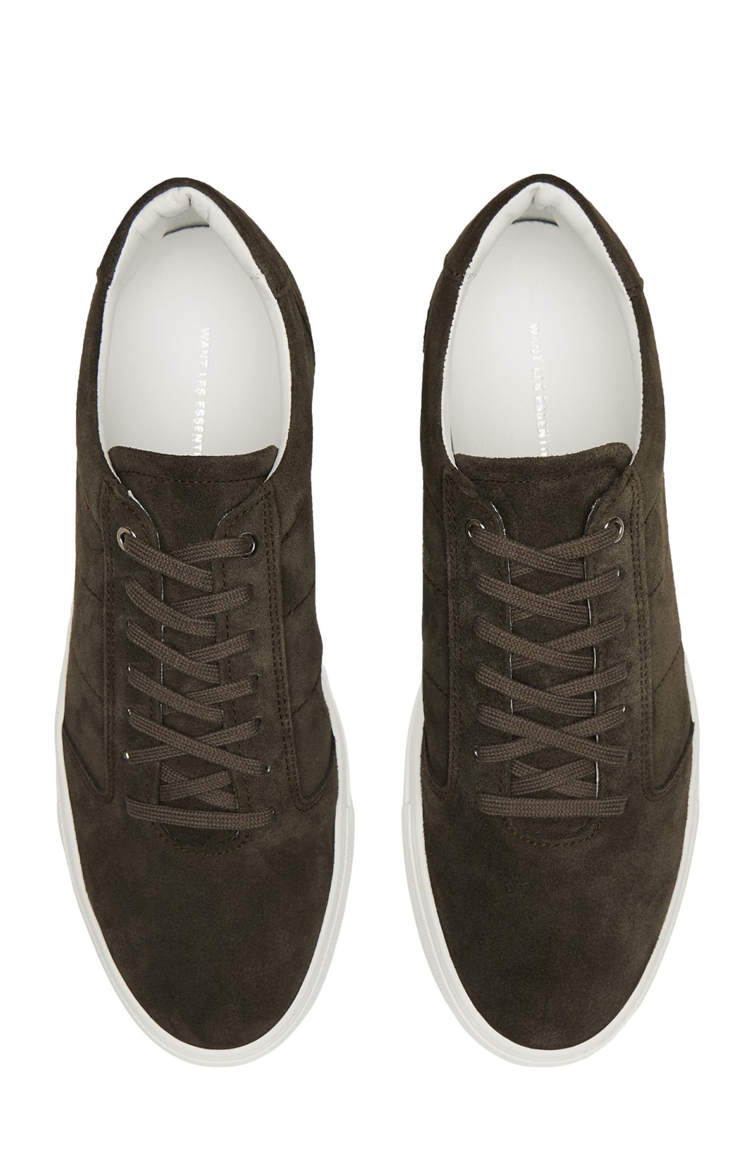 Want Les Essentiels Lennon 2.0 Suede Leather Low Sneaker, Alternate, color, Dark Brown
