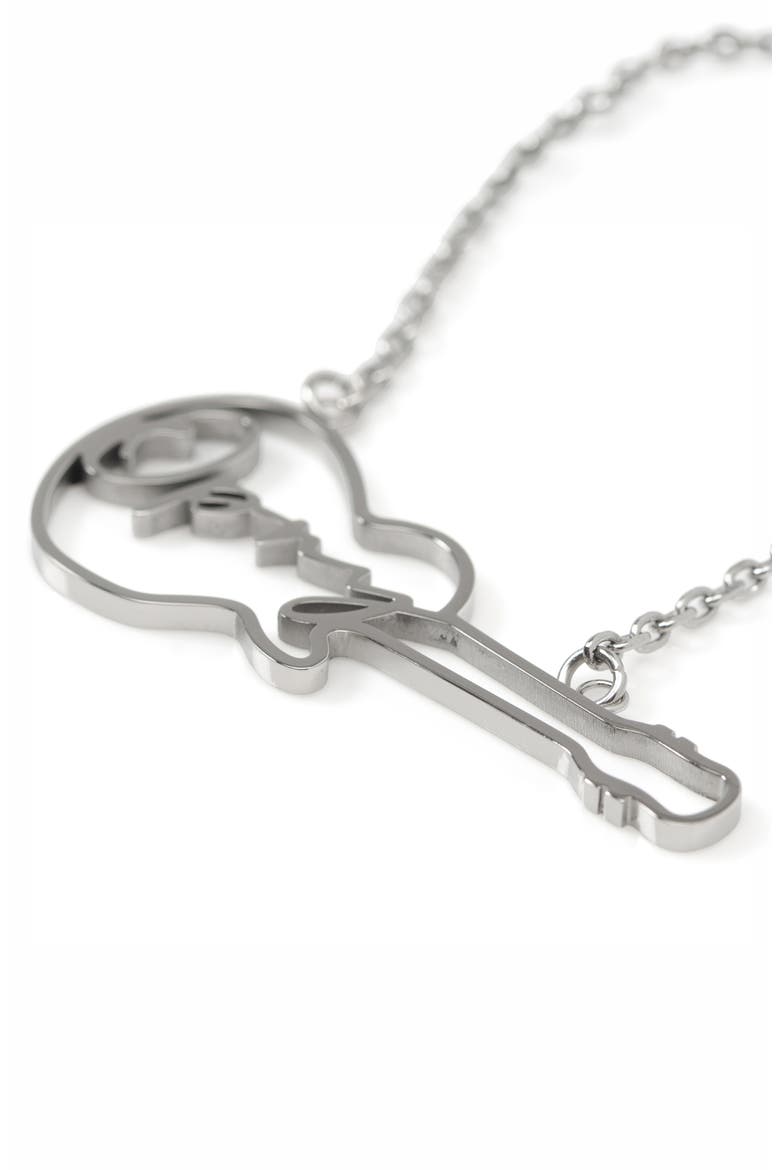 Grand Ole Opry Guitar Pendant Necklace, Alternate, color, SILVER