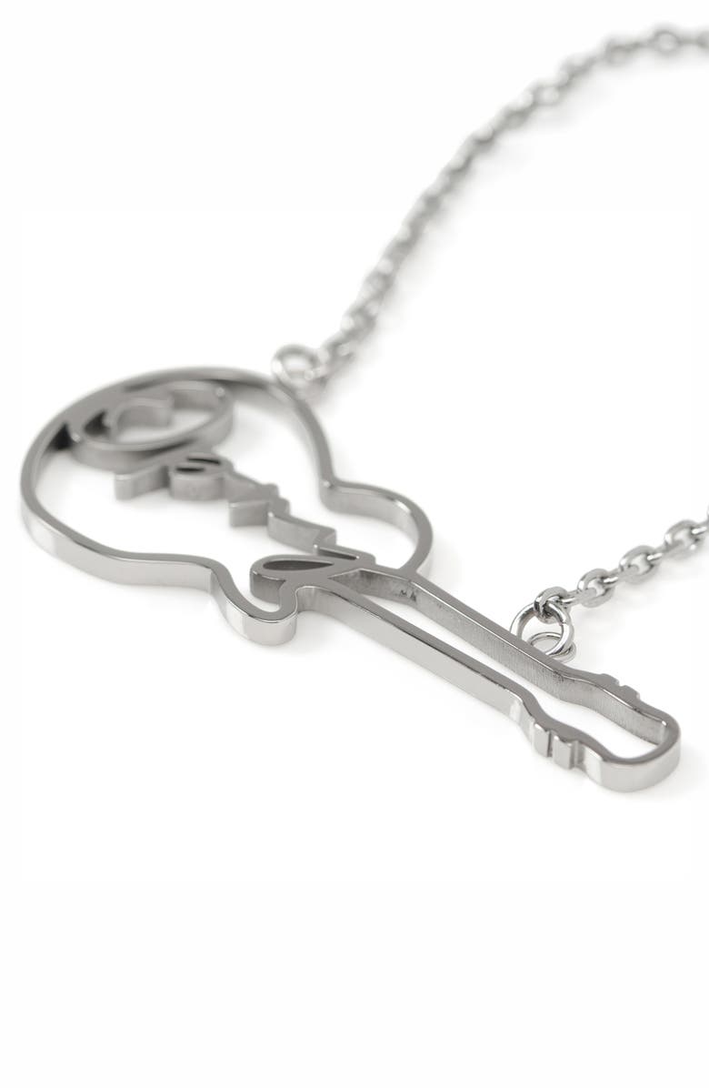 Cufflinks, Inc. Grand Ole Opry Guitar Pendant Necklace, Alternate, color, Silver