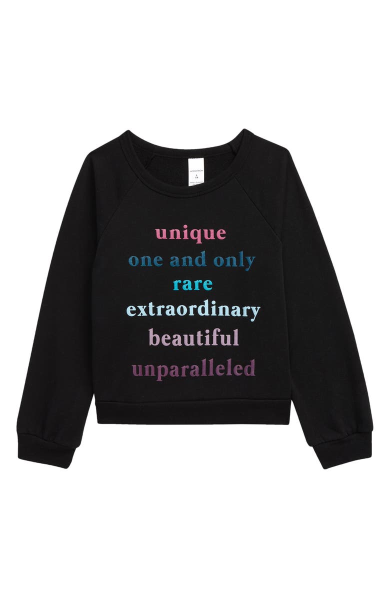 Nordstrom Kids' Raglan Sleeve Pullover, Main, color, 