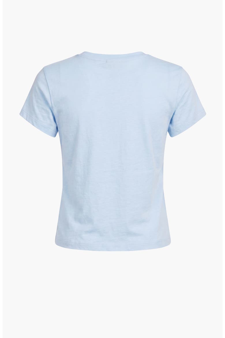 Short Sleeve Beaded Script Tee, Alternate, color, Blue