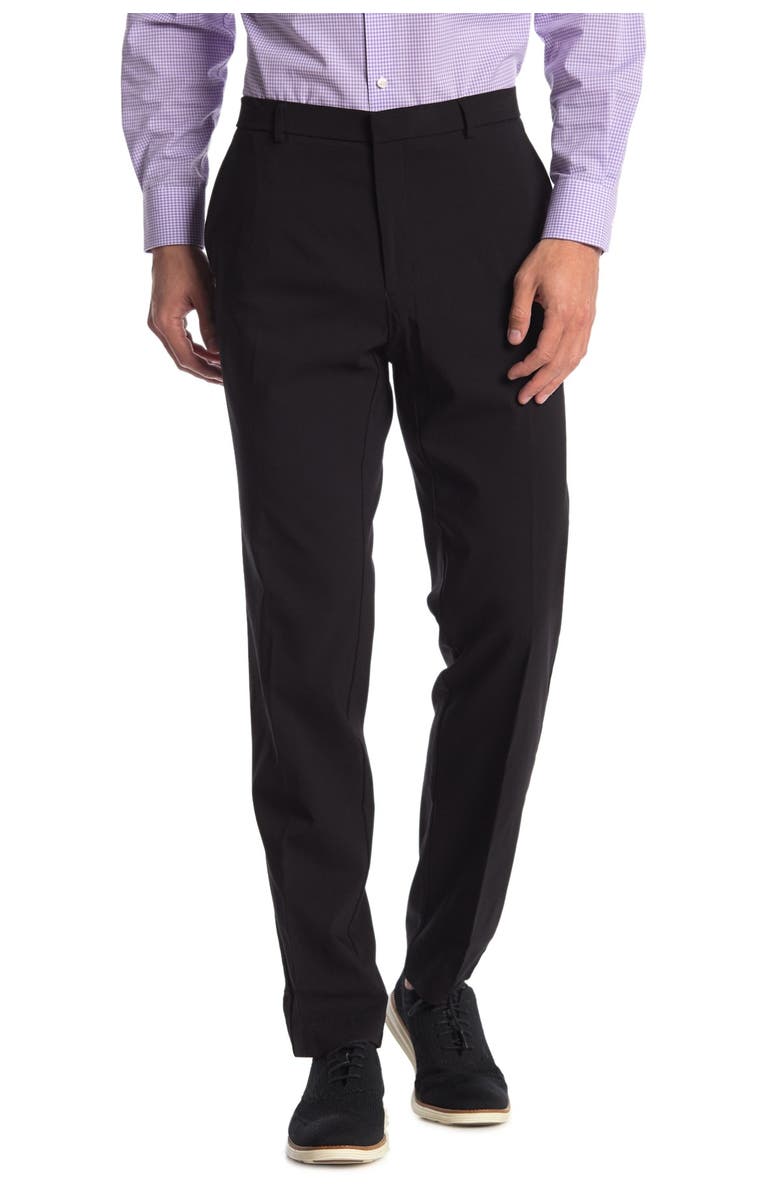 Tommy Hilfiger Twill Tailored Suit Separate Pants, Main, color, Black