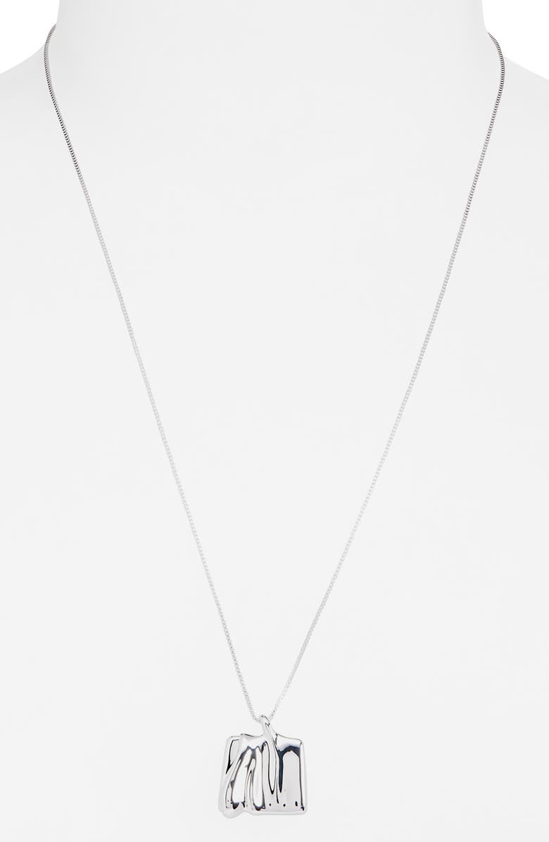 Jenny Bird Sundra Pendant Necklace, Alternate, color, High Polish Silver