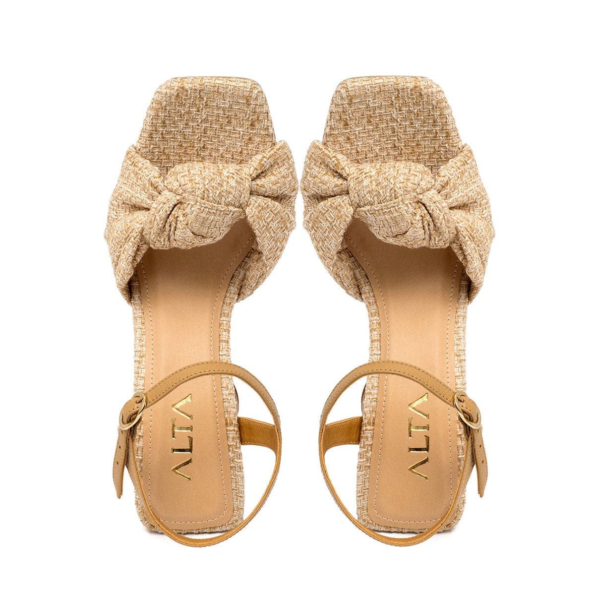 ALTA Alessia Natural Sandals, Alternate, color, Natural