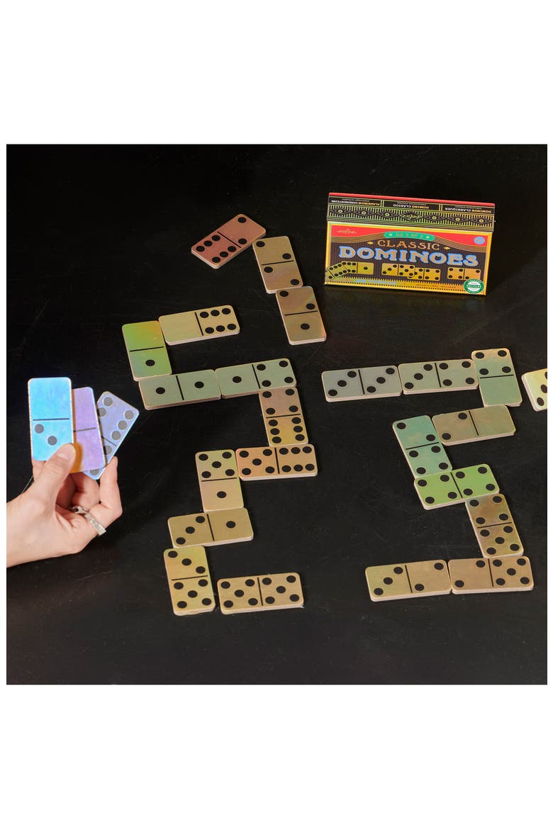 Mini Classic Dominoes, Alternate, color, MULTI