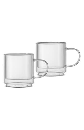Joyjolt Set Of 2 Double Walled Mugs