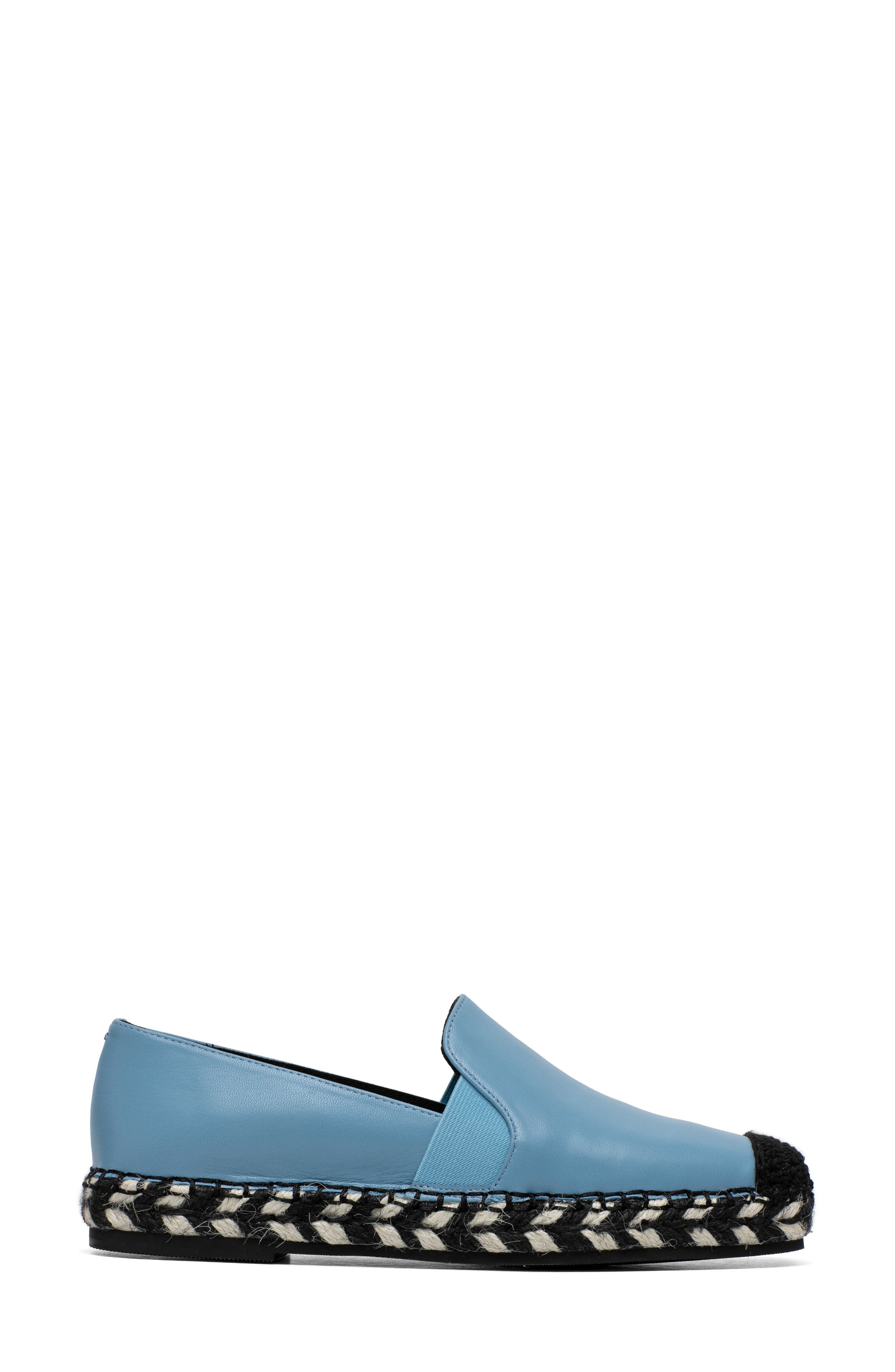 Linea Paolo Sally Espadrille Flat, Alternate, color, Cerulean Blue