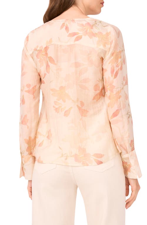 Halogenr Halogen(r) Floral Tie Front Shirt