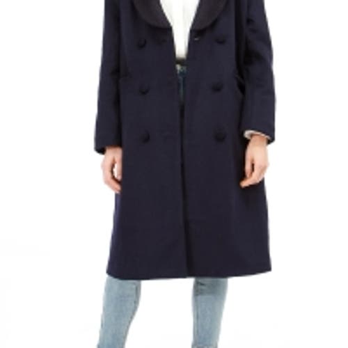 Belle & Bloom After Party Qulited Lining Coat In Navy