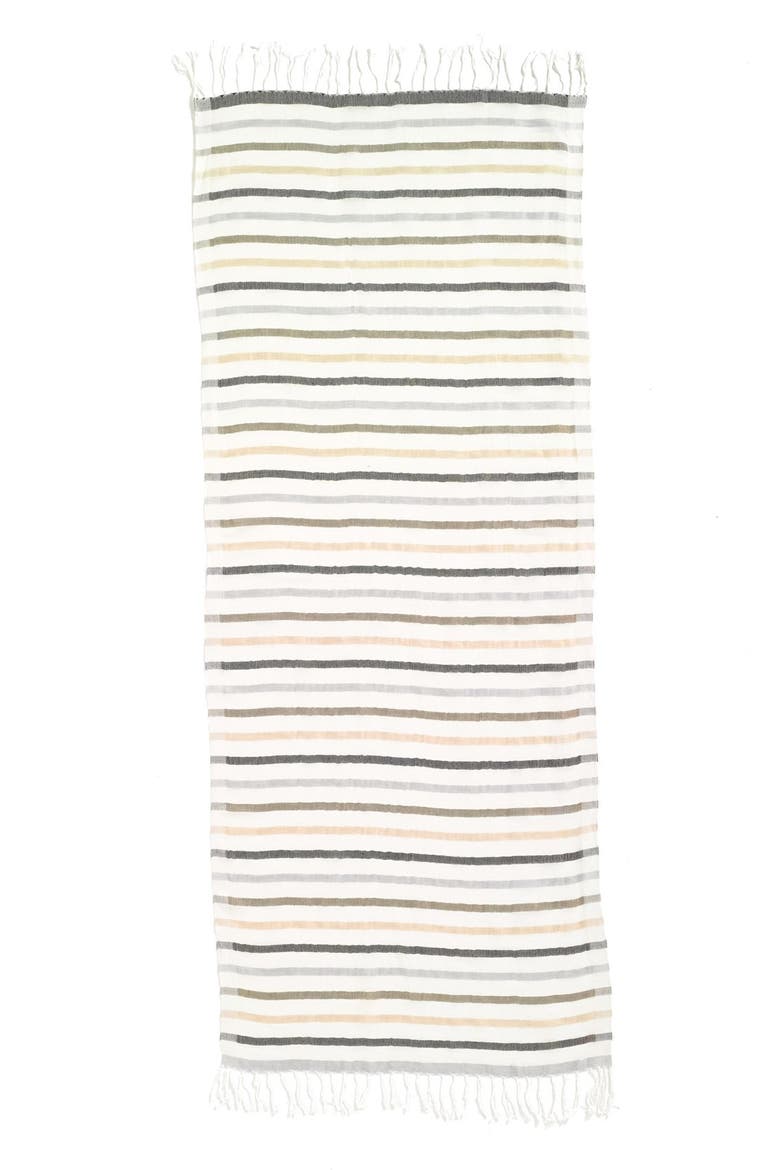 Stripe Scarf, Alternate, color, NEUTRAL COMBO