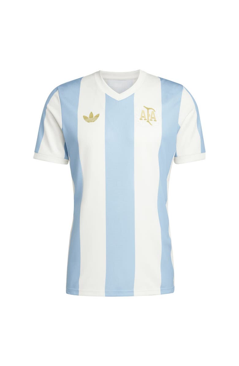 adidas Originals Men's adidas Originals Light Blue Argentina National Team 50th Anniversary Replica Jersey, Alternate, color, 
