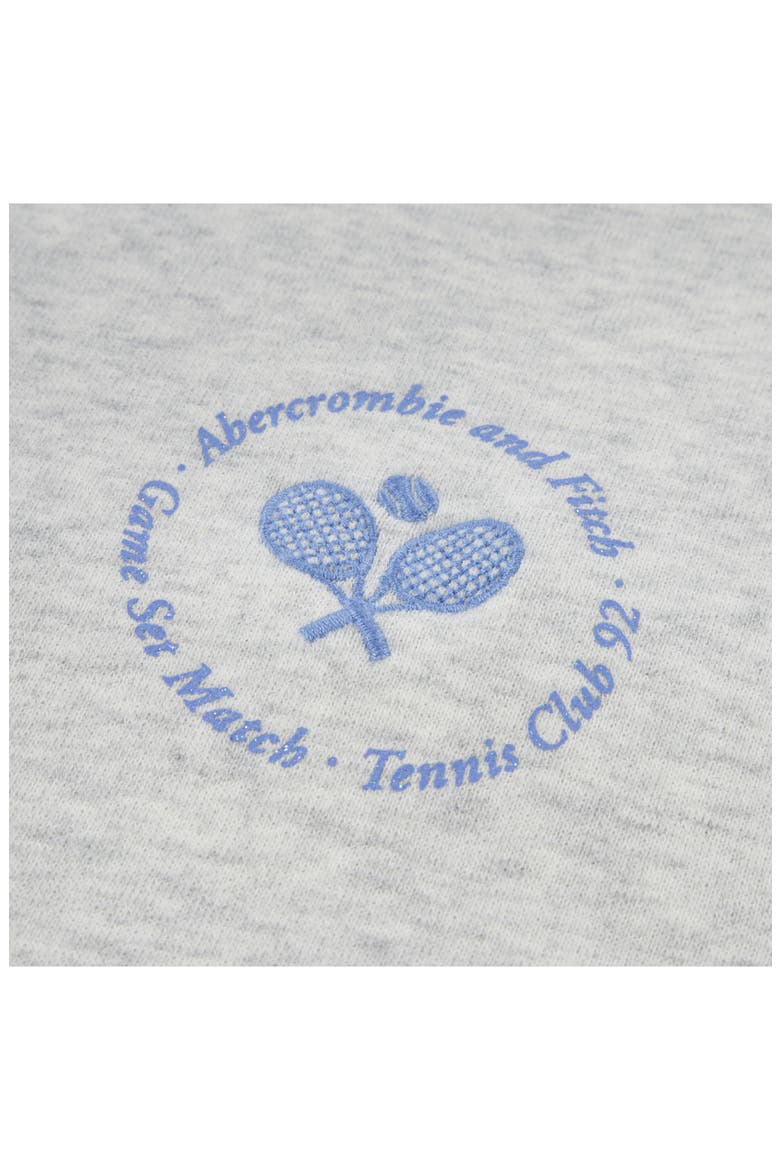 Kids' Tennis Graphic Sweatshirt, Alternate, color, LIGHT GREY HEATHER