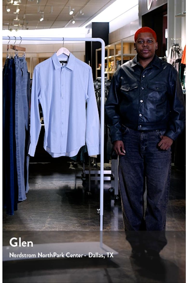 Tomlin Stripe Cotton Button-Up Shirt video