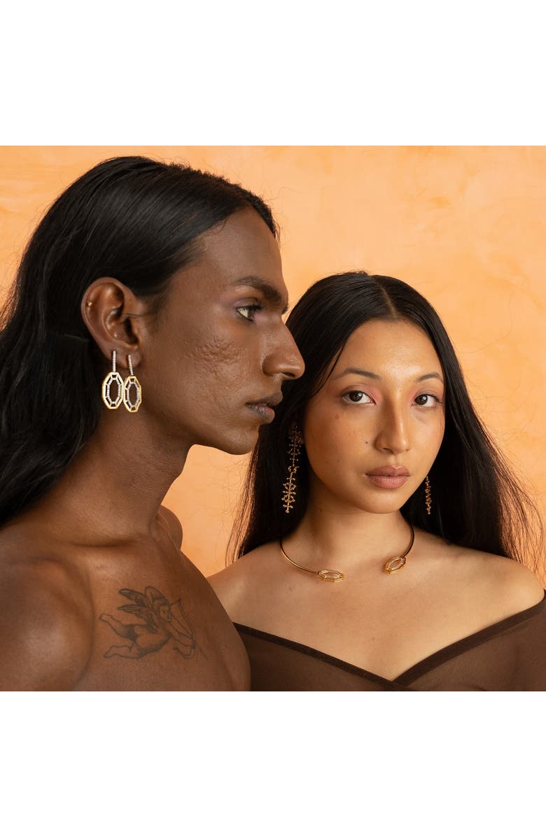 Dhwani Bansal SYRA CHOKER, Alternate, color, Gold Plated