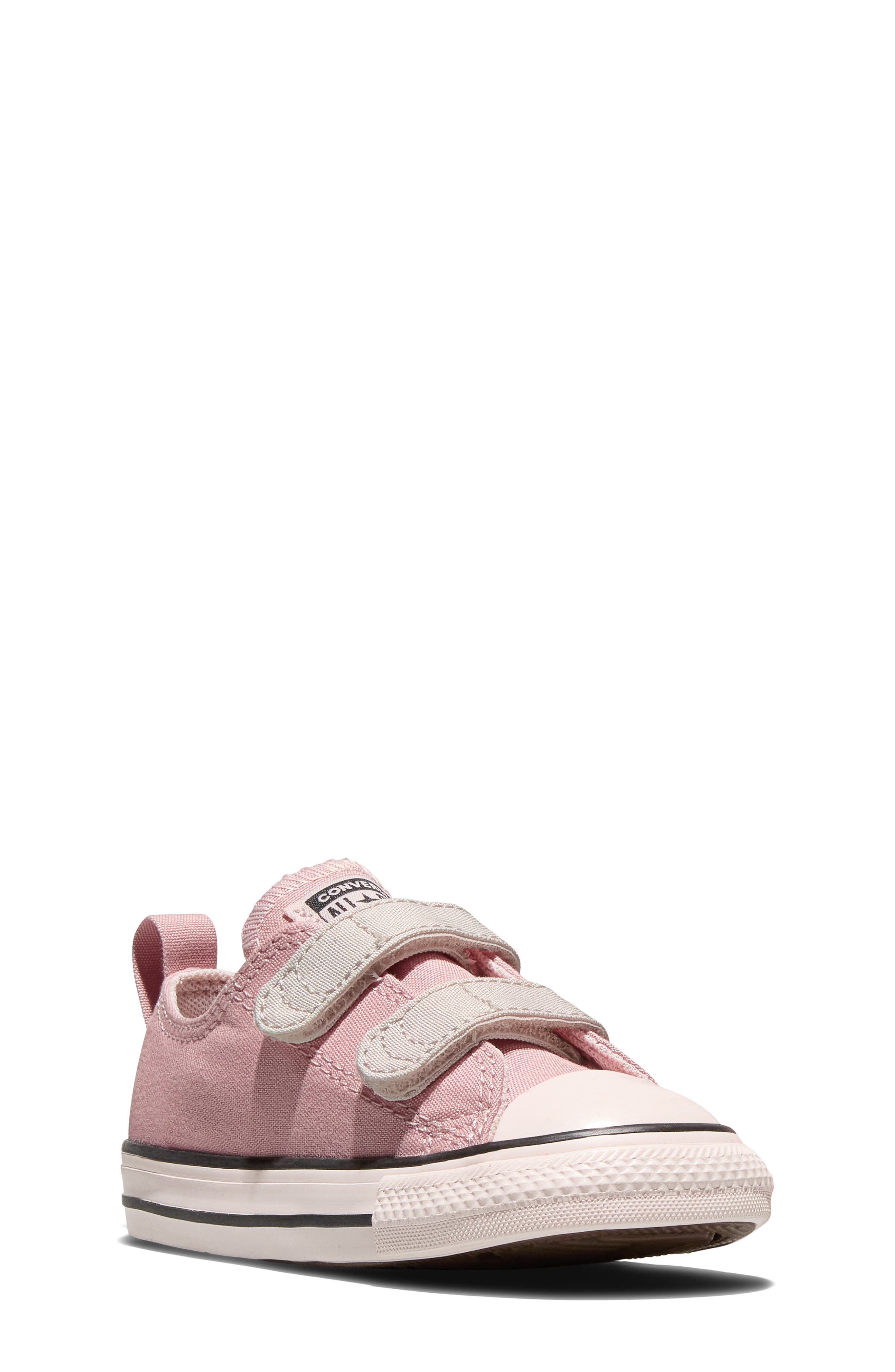 Kids' Chuck Taylor All Star Tonal Faux Leather Sneaker, Main, color, PETAL PIT/ SHY FLAMINGO/ BLACK
