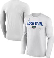 Jordan Brand Men's Jordan Brand White Florida Gators 2026 On-Court Bench Long Sleeve T-Shirt