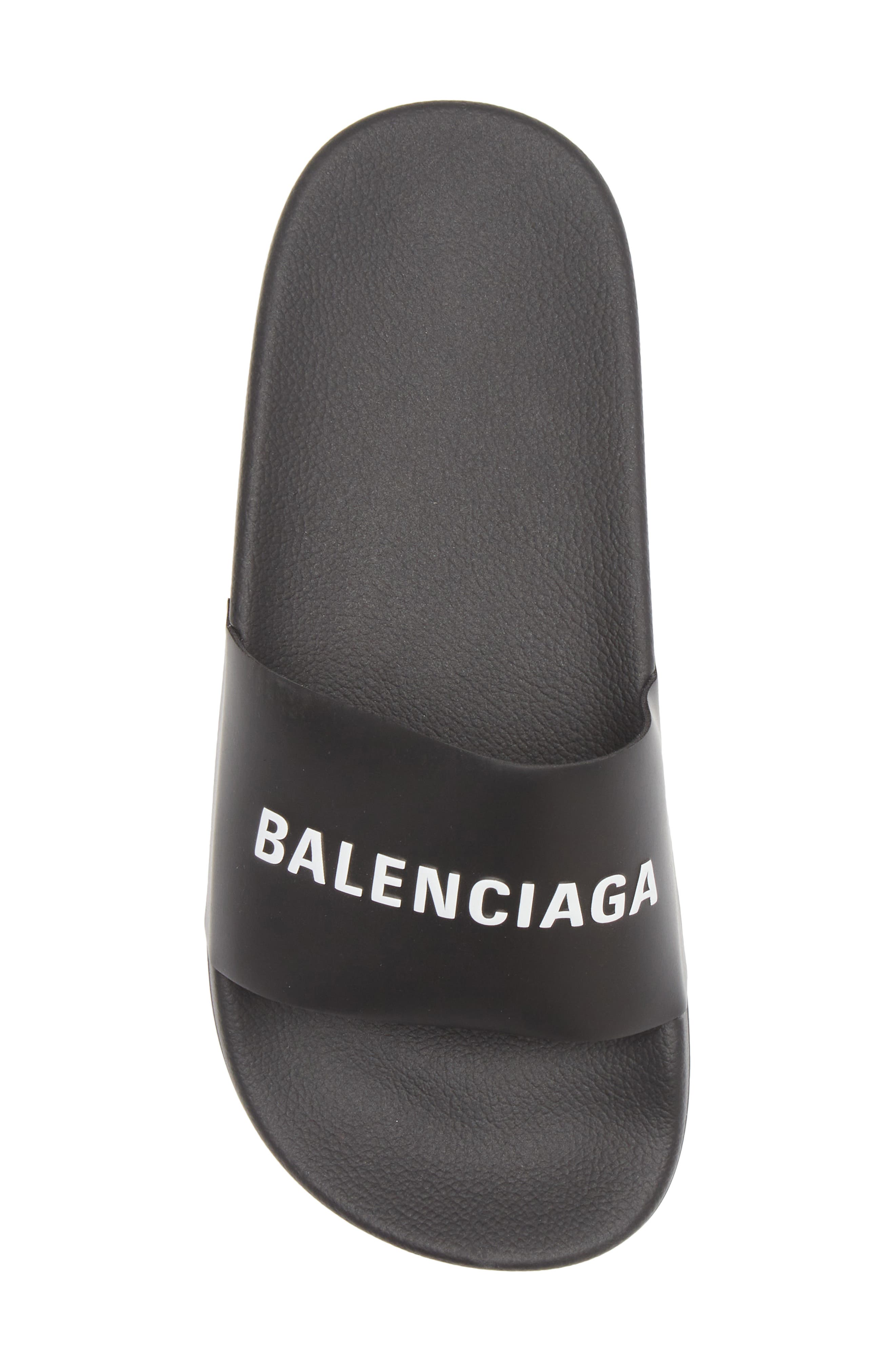 Balenciaga Kids' Logo Pool Slide Sandal, Alternate, color, 