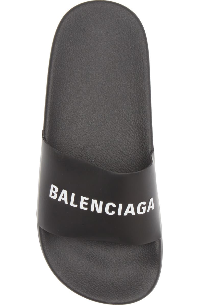 Balenciaga Kids' Logo Pool Slide Sandal, Alternate, color,