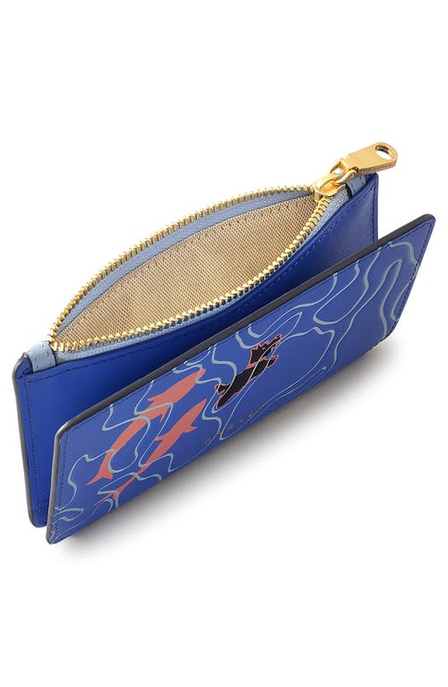 Radley Koi Coin Street Wallet In Blue