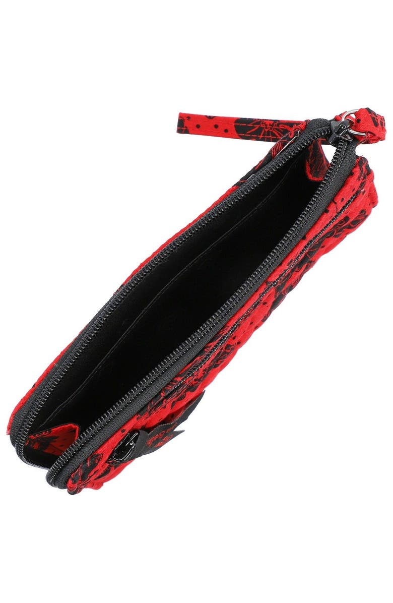 VERA BRADLEY Georgia Bulldogs Rain Garden Front-Zip Wristlet, Alternate, color, 