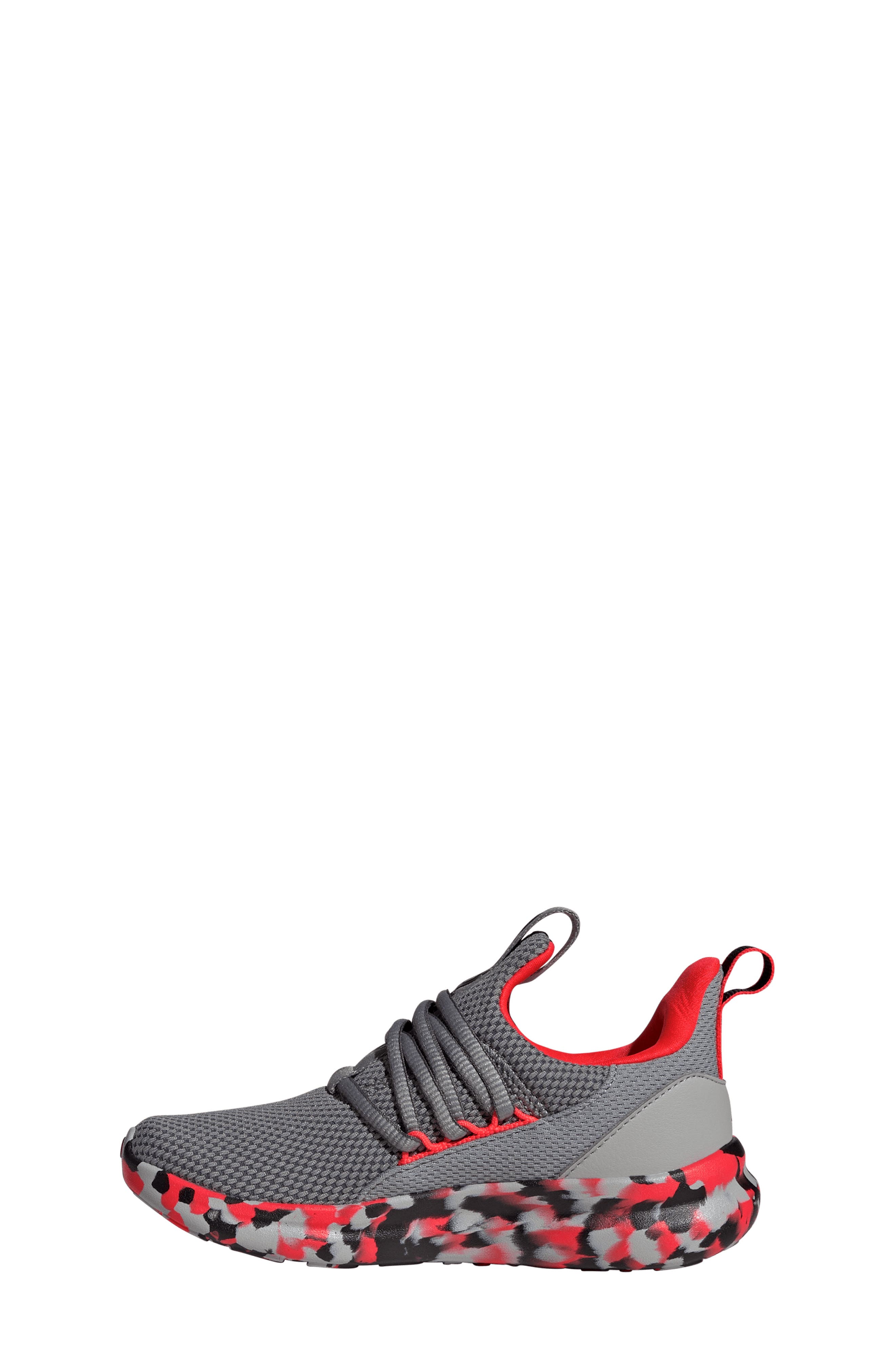 adidas Kids' Lite Racer Adapt 7.0 Sneaker, Alternate, color, Grethr/Sol