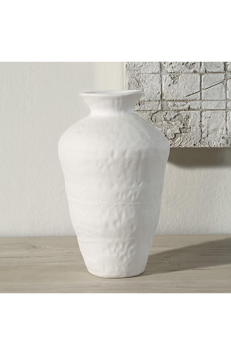 Renwil Melton Decorative Vase, Alternate, color, White