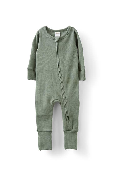 The Billie Long Sleeve Rib Romper