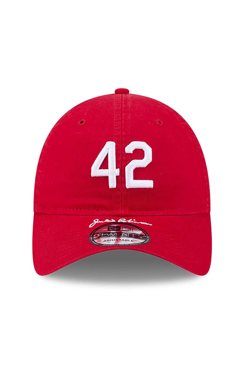 Youth New Era Red Philadelphia Phillies 2026 Jackie Robinson Day 9TWENTY Adjustable Hat, Alternate, color, Red