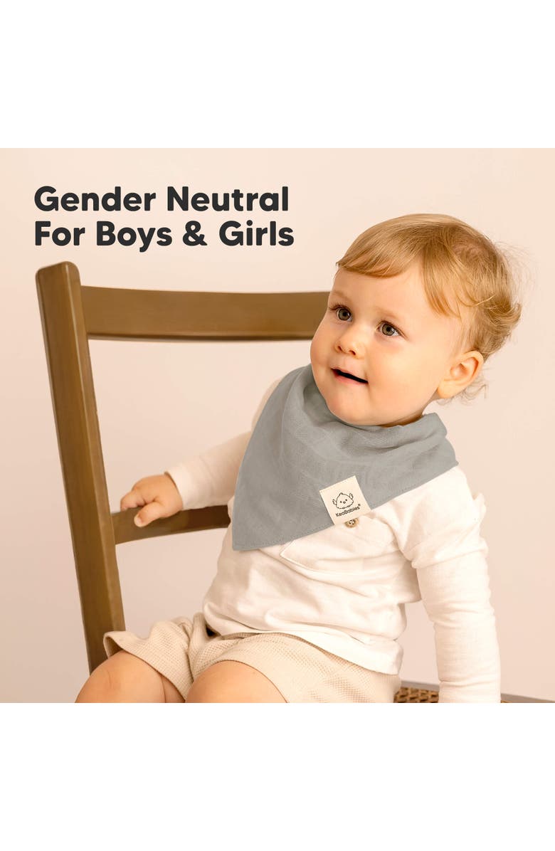 KeaBabies 8-Pack Lumi Muslin Bandana Bibs, Alternate, color, Nimbus