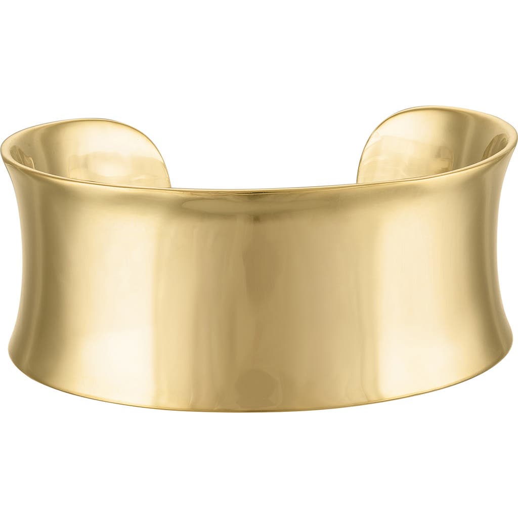Fzn Wide Cuff Bracelet In Gold