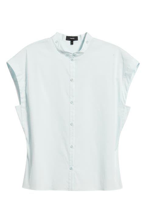 Good Sleeveless Button-Up Shirt