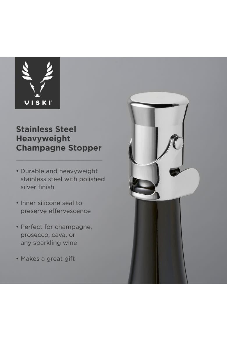 Heavyweight Champagne Stopper, Alternate, color, Harrison