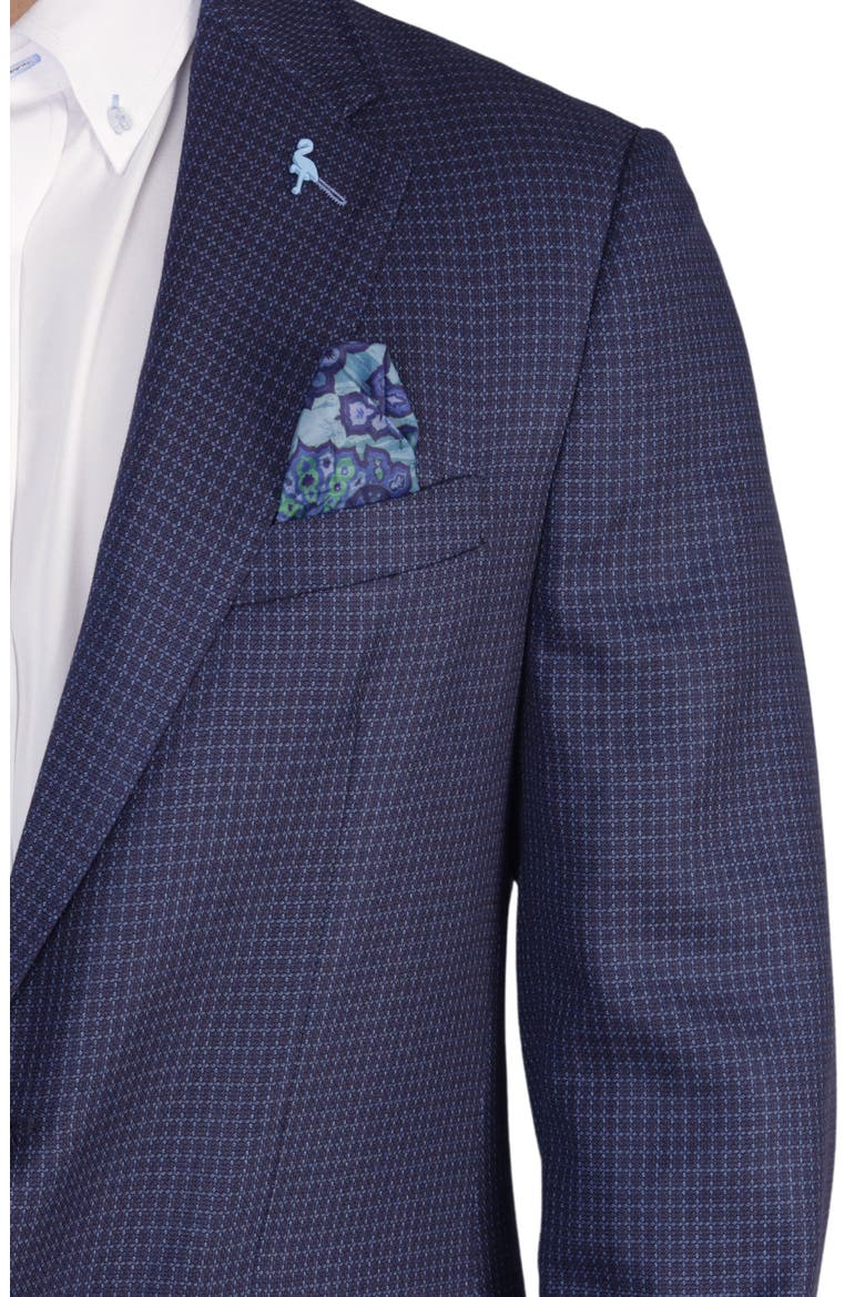 Textured Nailshead Sportcoat, Alternate, color, NAVY