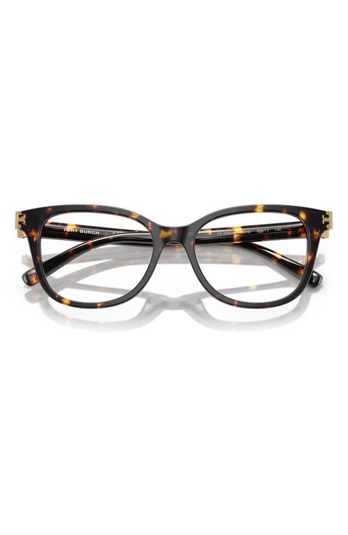 Tory Burch 53mm Square Optical Glasses