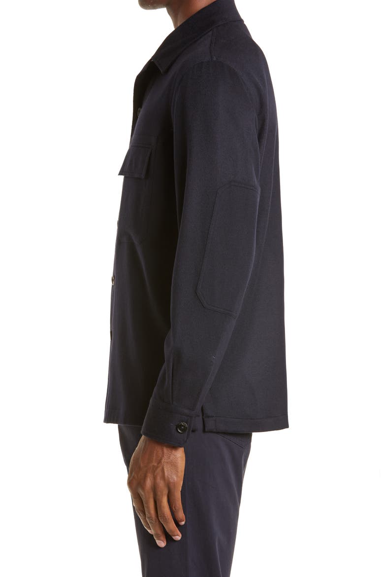Oasi Cashmere Overshirt, Alternate, color, NAVY
