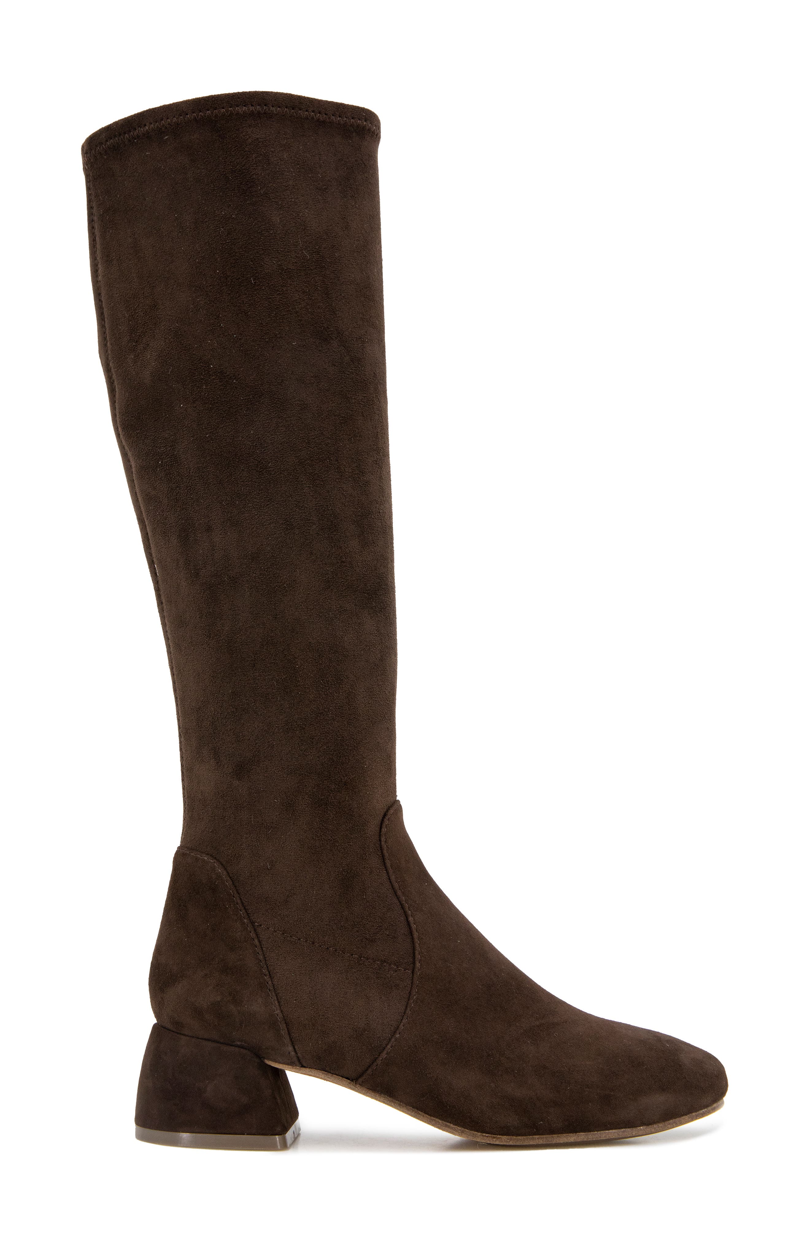 Gentle Souls Emily Stretch Knee High Boot, Alternate, color, Chocolate Suede