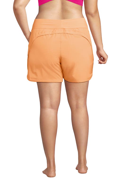 Lands' End 5" Board Shorts In Orange Mist