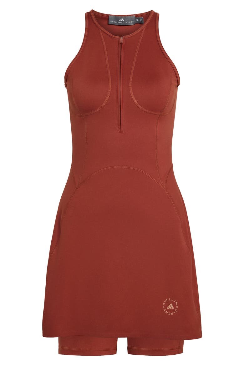 Performance Racerback Dress, Alternate, color, BURNT SIENNA/