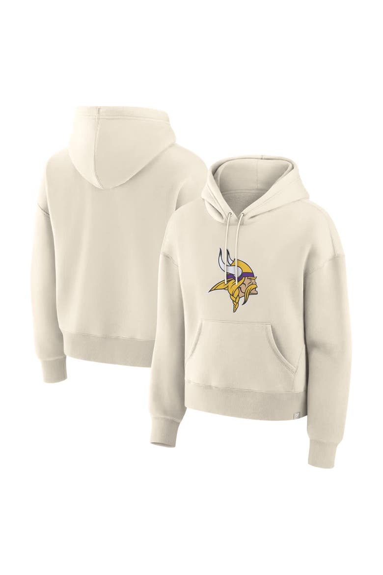 Women's Fanatics Cream Minnesota Vikings Dove Legacy Pullover Hoodie, Alternate, color, Cream