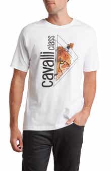 Cavalli Class Logo Graphic Print T-Shirt
