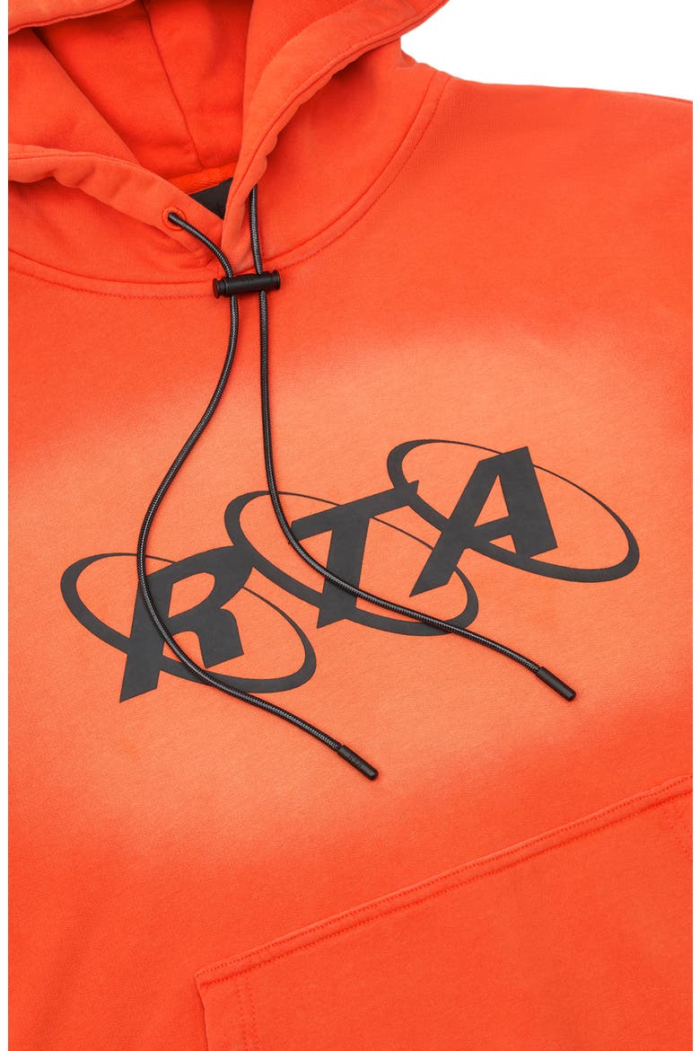 Dion Planetary Graphic Hoodie, Alternate, color, ORANGE PLANETARY