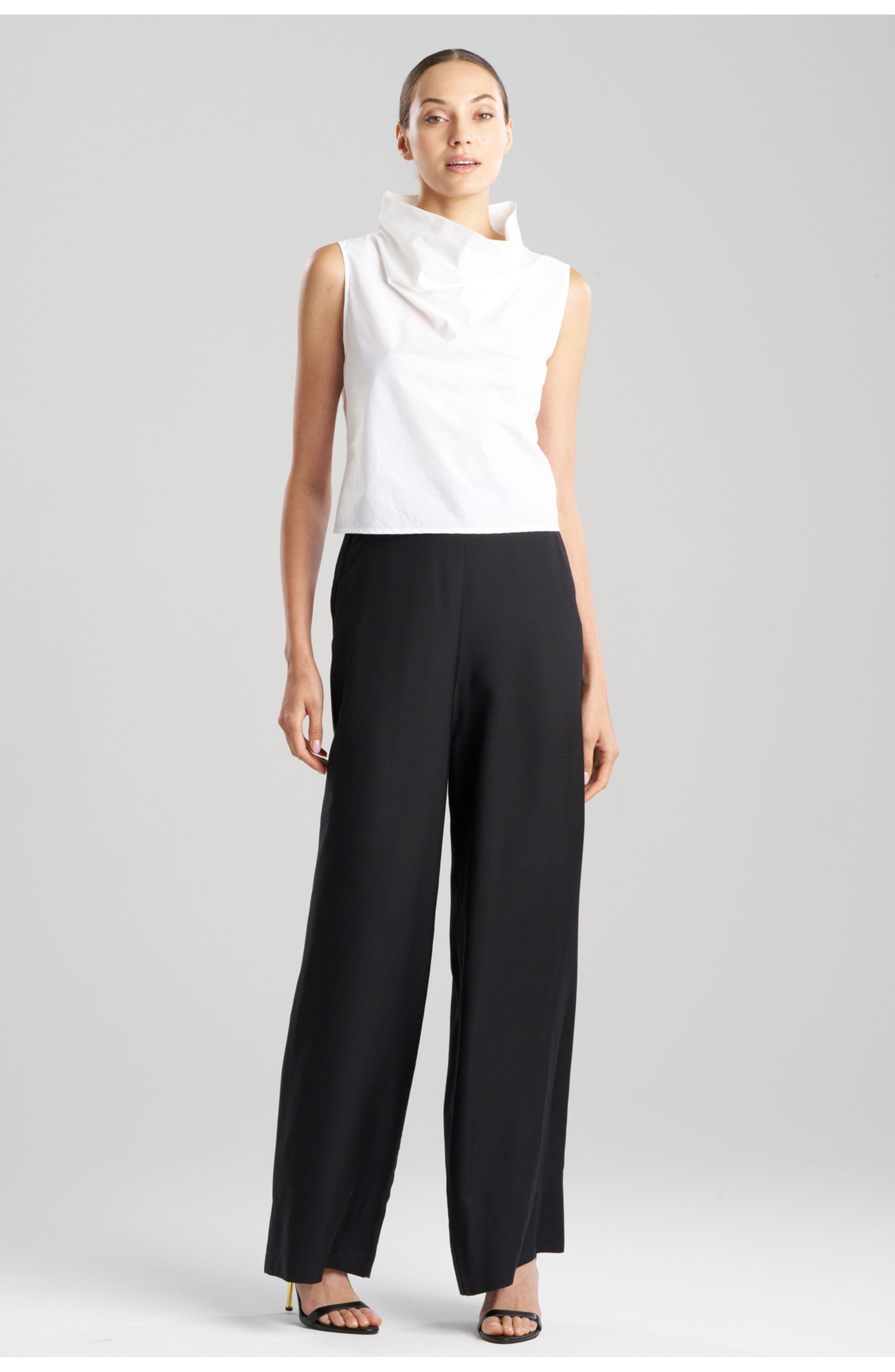 Techno Poplin Crop Funnel Top - image 3