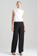 Natori Techno Poplin Crop Funnel Top