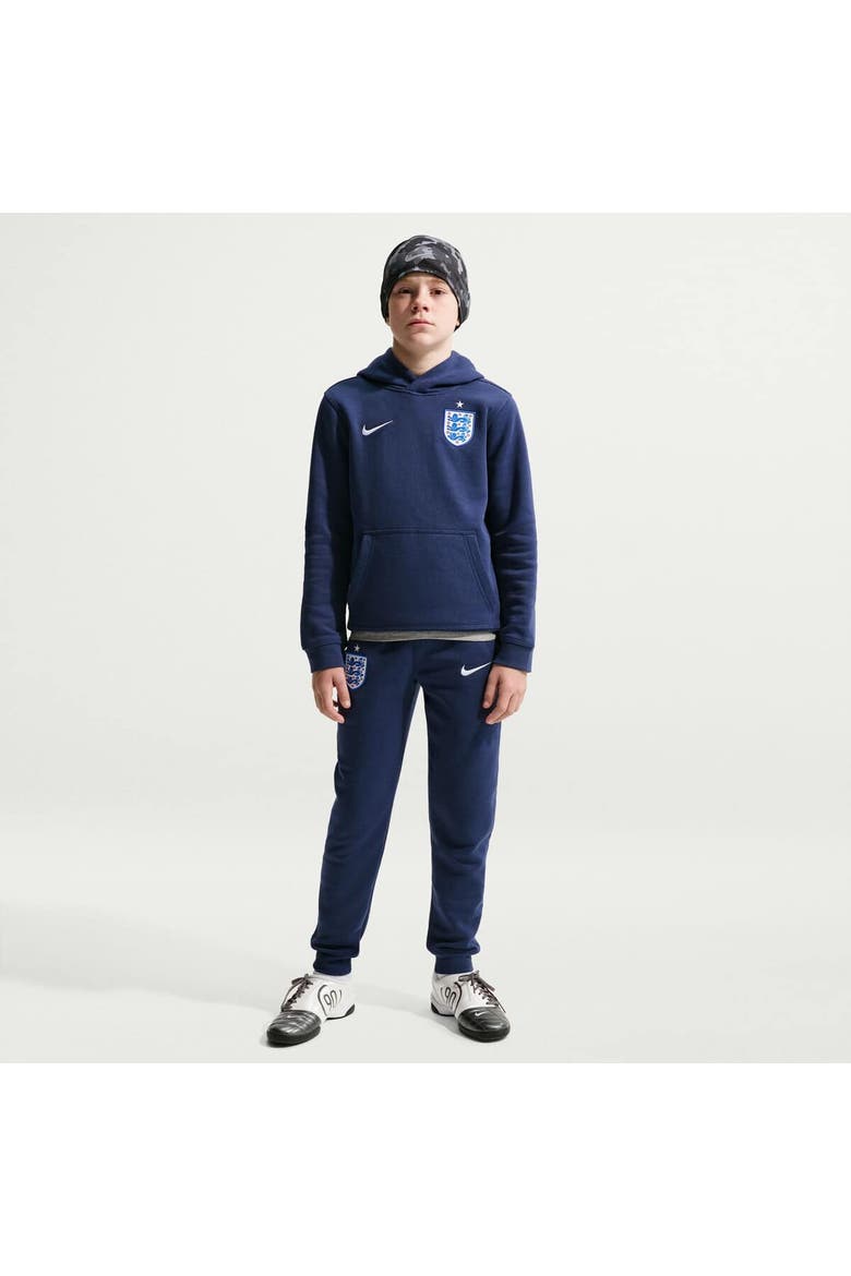 Youth Nike Navy England National Team Club Hoodie, Main, color, Navy
