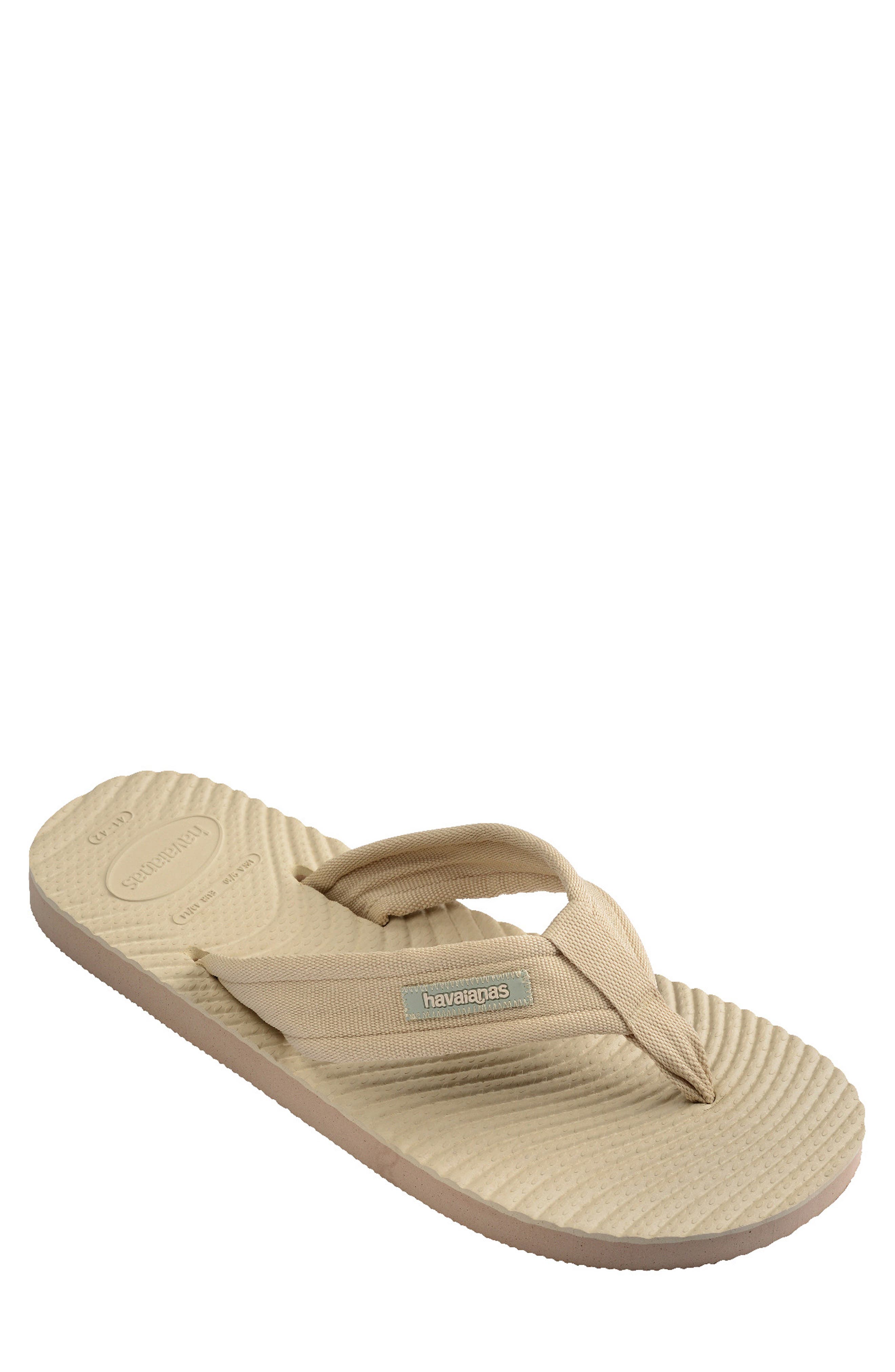 Surfer Coast Flip Flop, Main, color, ROSE GOLD/ SAND