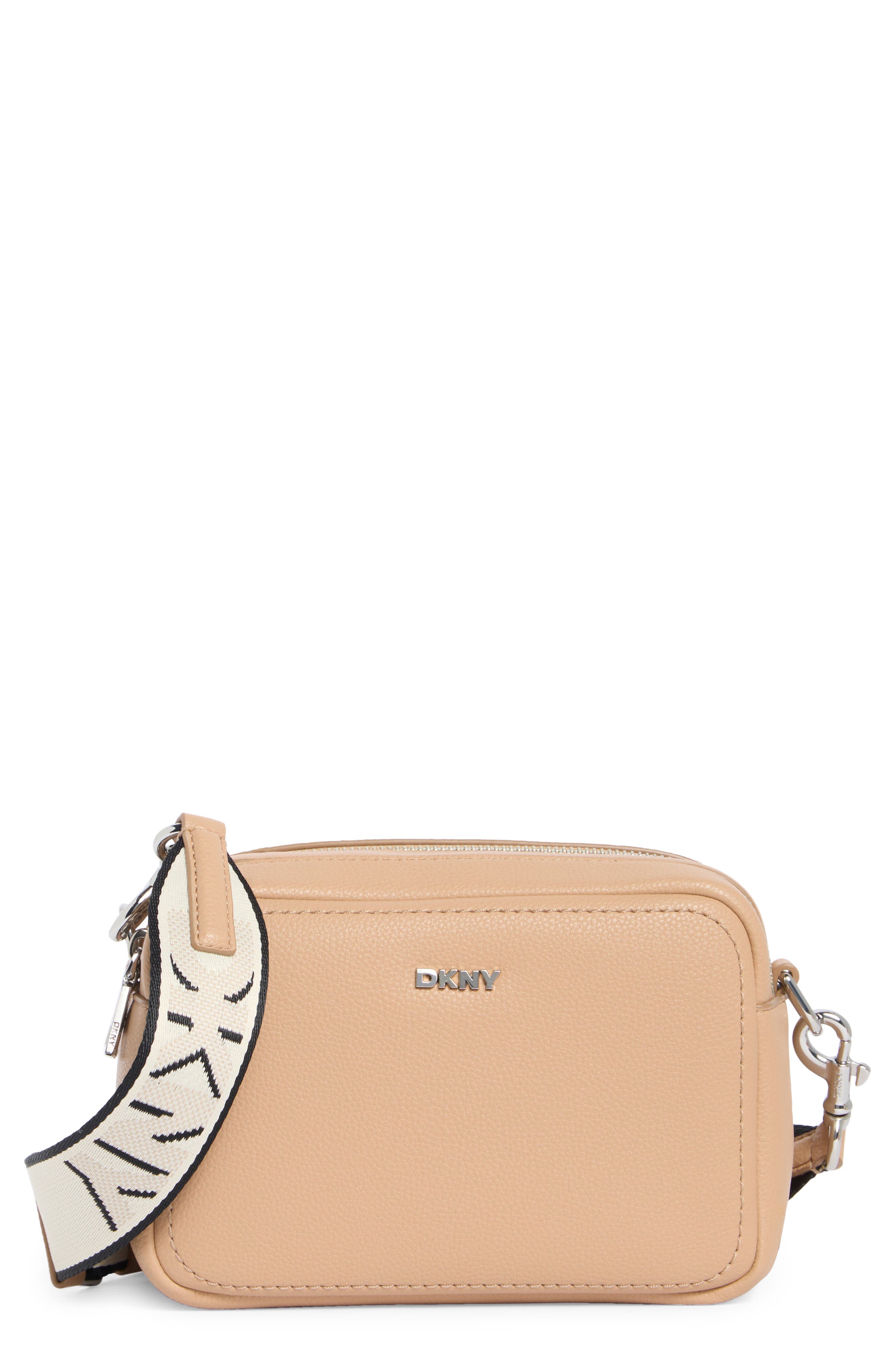 DKNY Nessa Camera Bag, Main, color, Cappuccino