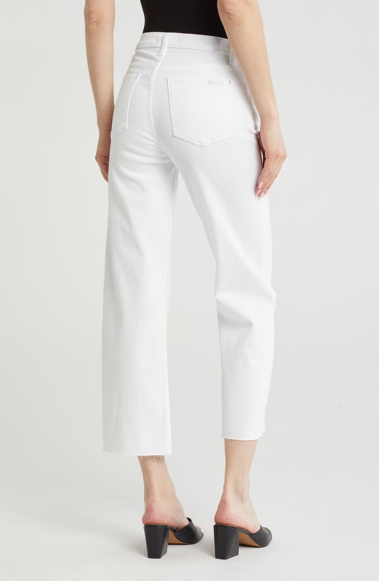 7 For All Mankind Alex Crop Straight Leg Jeans, Alternate, color, 