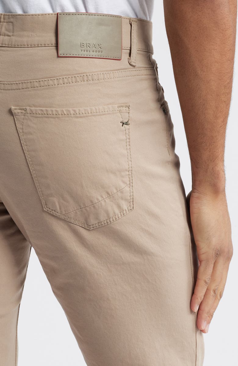 Brax Chuck Modern Fit Five-Pocket Pants, Alternate, color, Beige