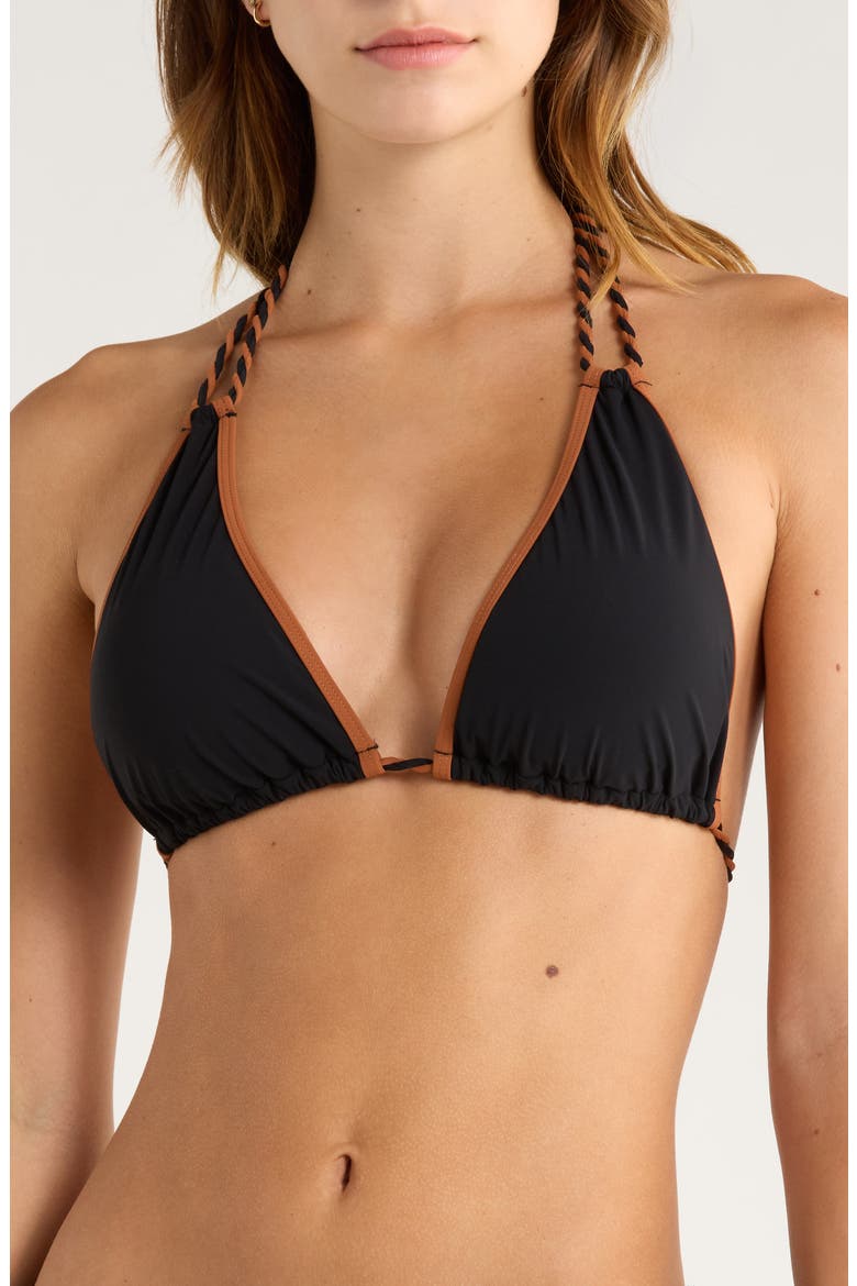 Effie Bikini Top, Main, color, BLACK/ BROWN